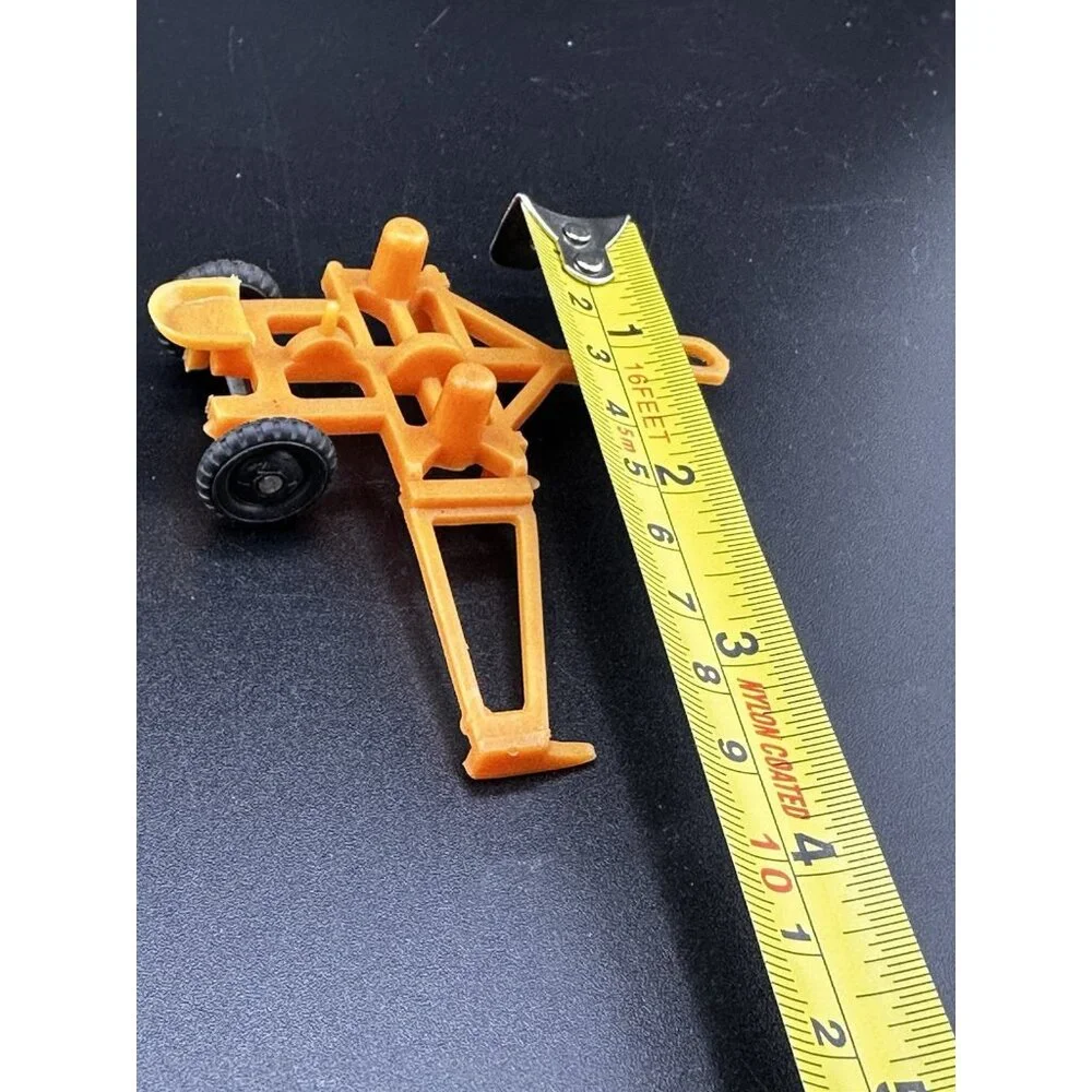 1959 Allstate Marx Happi Time Farm Corn Planter‎ Orange Plastic Vintage Sears